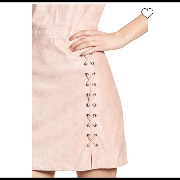 ANTHRO Cupcakes and Cashmere Faux Suede Dress - Picture 4 of 7